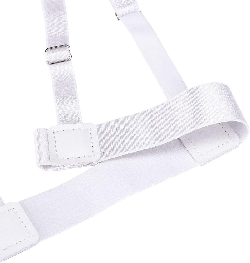 Kedofe Men Shirt Stays Adjustable Elastic Shirt Garter Shirts Holder with Non-slip Locking Clamps for Police Military - Image 4